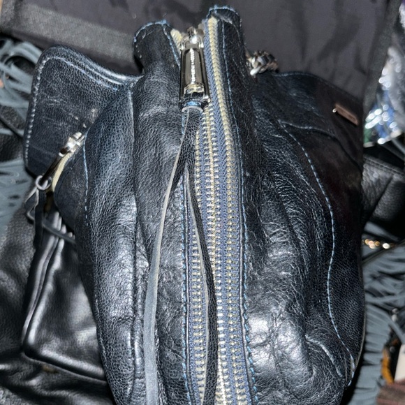 REBECCA MINKOFF LEATHER SHOULDER/CROSSBODY BAG - Picture 4 of 5